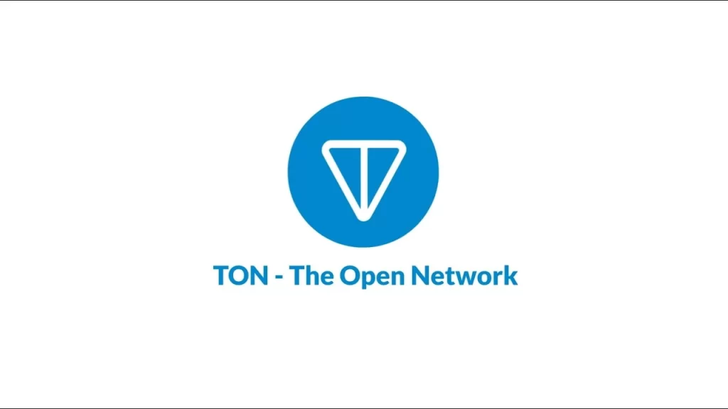 A imagem mostra o Logo da The Open Network (TON).