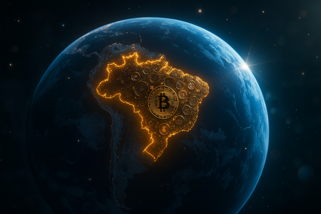 Brasil Surpreende e Registra Forte Alta nos Aportes em Cripto