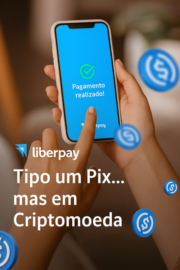 Tipo um Pix, mas com Cripto