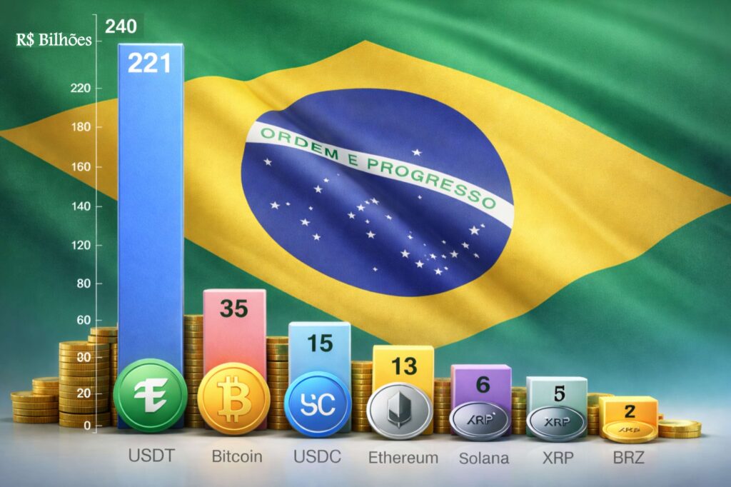 criptos mais usadas em 2025