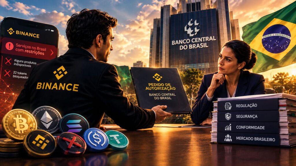 Binance muda serviços no Brasil e pede autorização ao Banco Central: o que o investidor precisa saber Negociacao-Regulatoria-da-Binance-no-Brasil