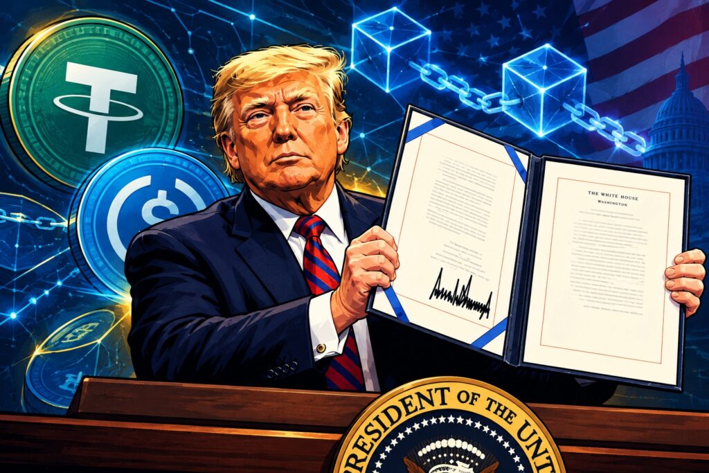 Trump Genius Act - Stablecoins sendo reguladas